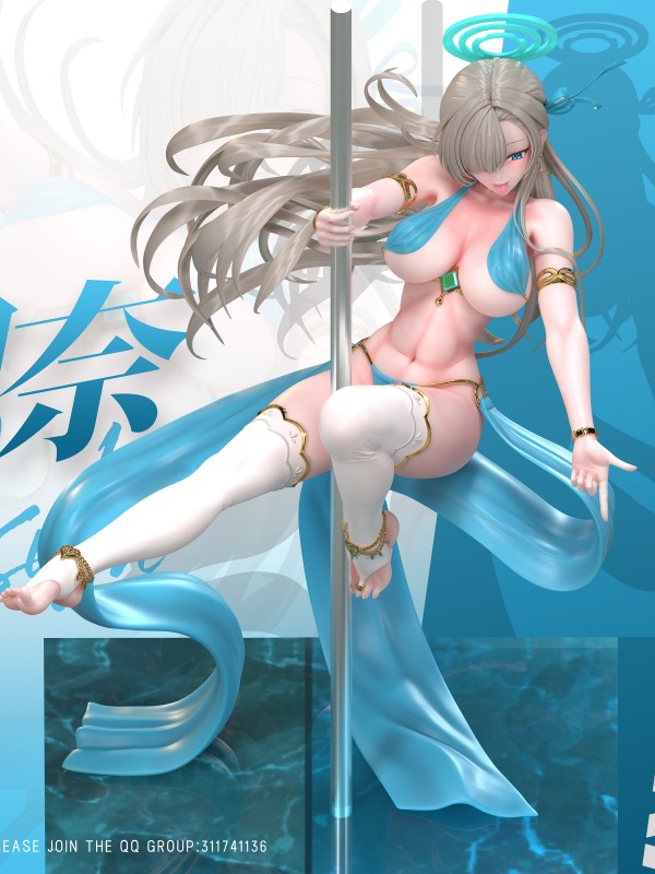 Flawless Studio Blue Archive Exotic Pole Dancer Ichinose Asuna Hot Sexy Statue